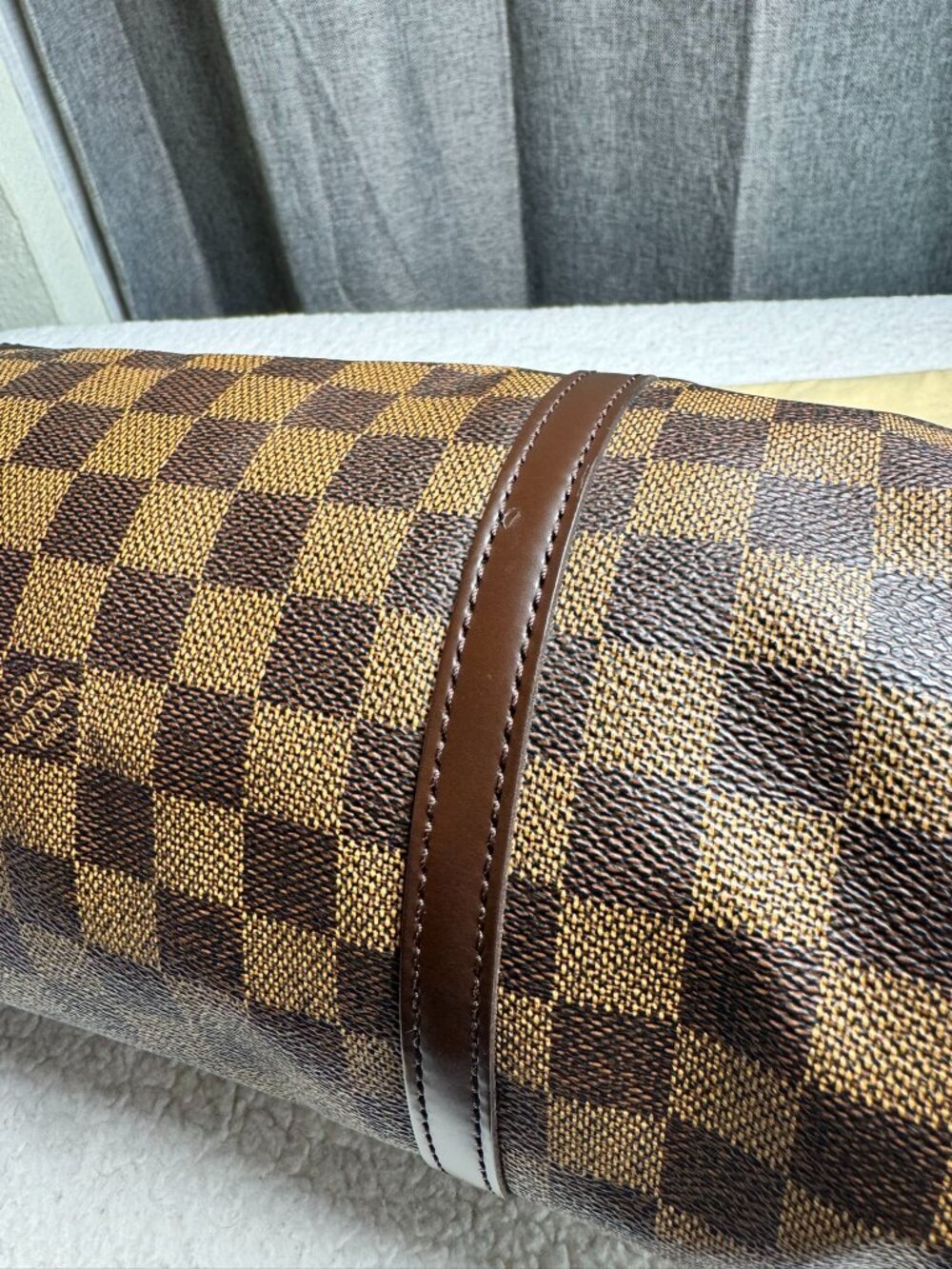 LOUIS VUITTON Authentic Papillon 30 in Damier Ebene - Picture 7 of 14